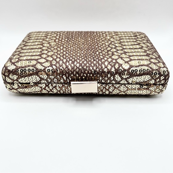 Tasha from Nordstrom Gold Sequin Evening Clutch - Picture 7 of 13